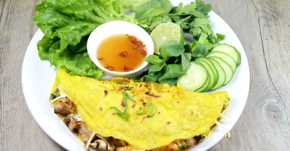 Banh Xeo Tom Nhay Dam Da